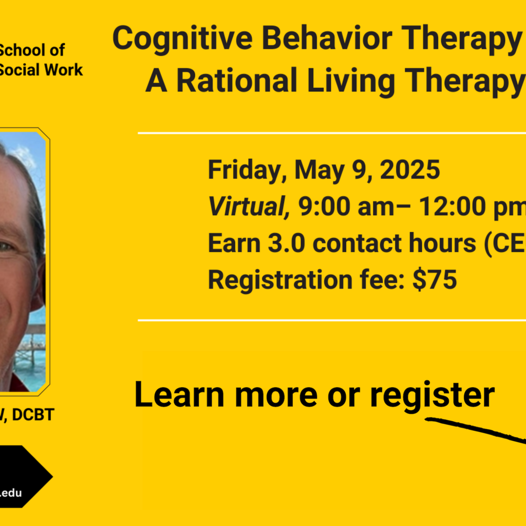 Continuing education training: Cognitive behavior therapy for anxiety promotional image